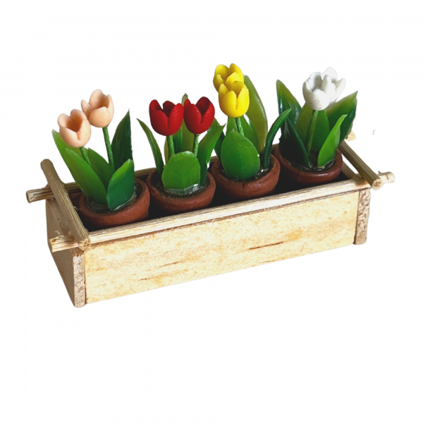 Tulpen Miniatur Frühling Wichtelzubehör 